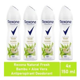 Rexona Natural Fresh Bambu Aloe Vera 4x150 ml Kadın Deodorant