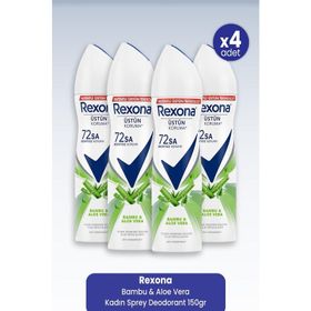 Rexona Natural Fresh Bambu Aloe Vera 4x150 ml Kadın Deodorant