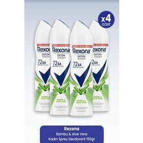 Rexona Natural Fresh Bambu Aloe Vera 4x150 ml Kadın Deodorant