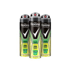 Rexona Natural Fresh Limon Ferahlığı 3x150 ml Erkek Deodorant