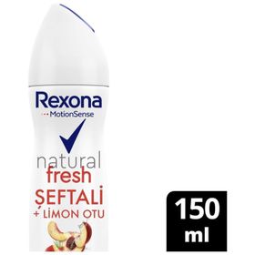 Rexona Natural Fresh Şeftali Limon 150 ml Kadın Sprey Deodorant