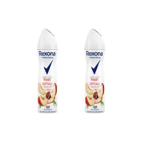 Rexona Natural Fresh Şeftali Limon Otu 2x150 ml Kadın Deodorant