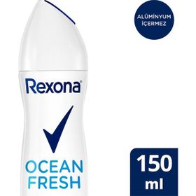 Rexona Ocean Fresh %0 Alüminyum 150 ml Kadın Sprey Deodorant