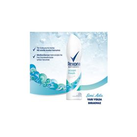 Rexona Ocean Fresh %0 Alüminyum 150 ml Kadın Sprey Deodorant