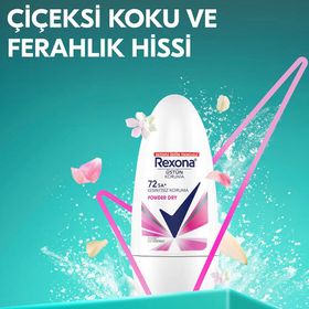 Rexona Powder Dry 2x50 ml Üstün Koruma 72 Saat Kesintisiz Koruma Kadın Deodorant Roll On