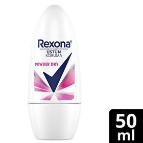 Rexona Powder Dry 50 ml Üstün Koruma 72 Saat Kesintisiz Koruma Kadın Deodorant Roll On