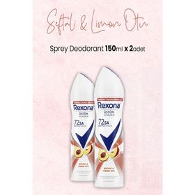 Rexona Şeftali ve Limon Otu 2x150 ml Sprey Deodorant
