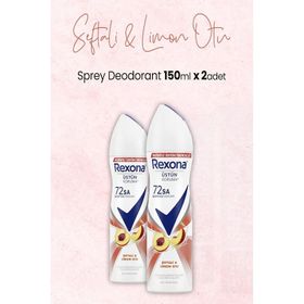 Rexona Şeftali ve Limon Otu 2x150 ml Sprey Deodorant