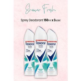 Rexona Shower Fresh 150 ml Kadın Sprey Deodorant + 4x180 ml Clear Şampuan