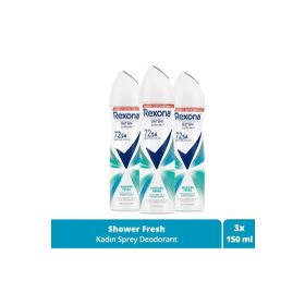 Rexona Shower Fresh 150 ml Kadın Sprey Deodorant + 4x180 ml Clear Şampuan