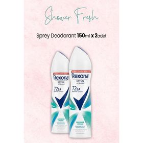 Rexona Shower Fresh 2x150 ml Kadın Sprey Deodorant