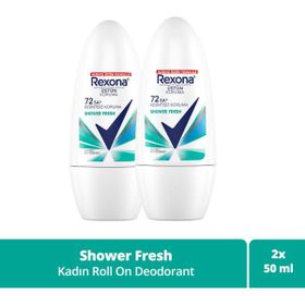 Rexona Shower Fresh 2x50 ml Kadın Roll-On Deodorant