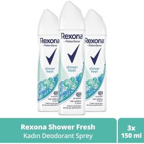 Rexona Shower Fresh 3x150 ML Sprey Deodorant