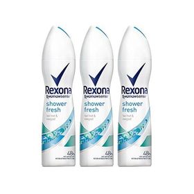 Rexona Shower Fresh 3x150 ML Sprey Deodorant