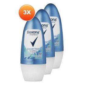Rexona Shower Fresh 3x50 ml Kadın Roll-On