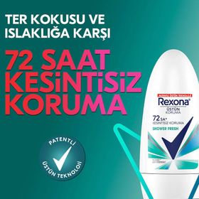 Rexona Shower Fresh 50 ml Üstün Koruma 72 Saat Kesintisiz Koruma Kadın Deodorant Roll On