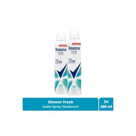 Rexona Shower Fresh Kadın 2x200 ml Sprey Deodorant