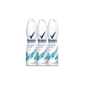 Rexona Shower Fresh Kadın 3x150 ml Sprey Deodorant