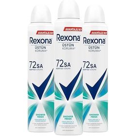 Rexona Shower Fresh Kadın 3x200 ml Sprey Deodorant