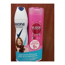 Rexona Shower Fresh Kadın Deodorant 150 ml + Elidor Güçlü Parlak Şampuan 200 ml