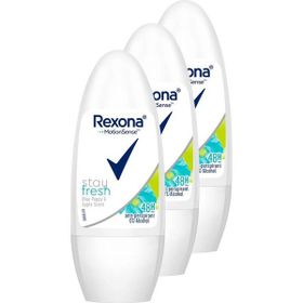 Rexona Stay Fresh Mavi Gelincik ve Elma 3x50 ml Kadın Roll-On