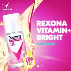 Rexona Vitamin Bright Rose Glow 2x45 ml Kadın Deodorant Roll On