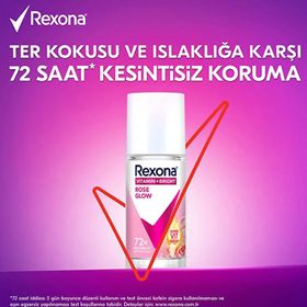 Rexona Vitamin Bright Rose Glow 2x45 ml Kadın Deodorant Roll On