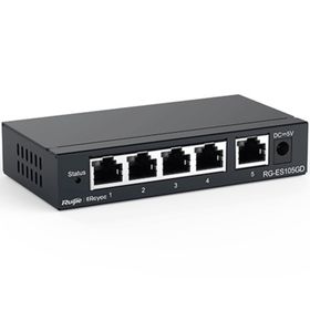 Reyee RG-ES105GD Çelik Kasa 5port Gigabit Switch