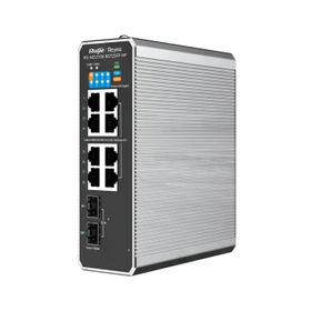 Reyee RG-NIS2100-8GT2SFP-HP 8 Port 10/100/1000 PoE 240W +2SFP Endüstriyel Switch