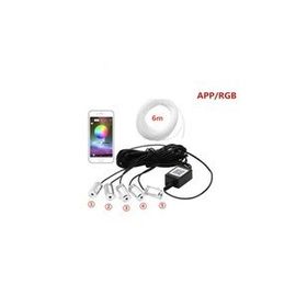 Rgb LAAM429 64 Renkli 5 Ledli Araç İçi Dekoratif Ortam Işığı