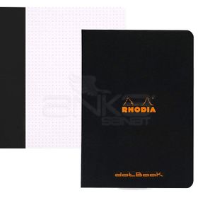 Rhodia Basic 80 gr 48 Yaprak 148x210 mm Siyah Kapak Defter