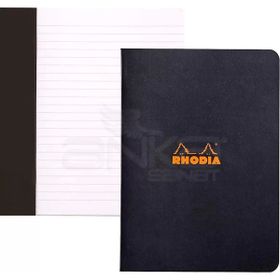 Rhodia Basic 80 gr 48 Yaprak 148x210 mm Siyah Kapak Defter