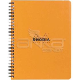 Rhodia Basic Spiralli 80 gr 80 Yaprak Kareli Defter