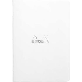 Rhodia Beyaz 148x210 mm Kareli Zımbalı Defter