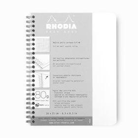 Rhodia Beyaz A5 Note Book Kareli Spiralli Defter