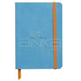 Rhodia Boutique Rodiarama İtalyan Deri Yumuşak Kapak Noktalı Turquoise A6 Defter