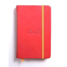 Rhodia Boutique Rodiarama Renkler Italyan Deri Yumuşak Kapak Çizgili Poppi A6 72 Yaprak Defter