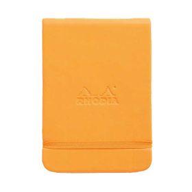 Rhodia Boutique Webnotebook İtalyan Deri Kısa Kenarlı Ciltli Üstten Sert Kapak Çizgisiz Defter