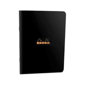Rhodia BSC A6 Çizgili Siyah Kapak 80 gr Bloknot