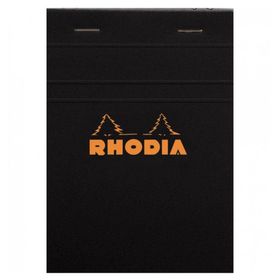 Rhodia BSC A6 Çizgili Siyah Kapak 80 gr Bloknot