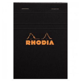 Rhodia BSC A6 Çizgili Siyah Kapak 80 gr Bloknot