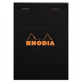 Rhodia BSC A6 Çizgili Siyah Kapak 80 gr Bloknot