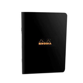 Rhodia BSC A6 Çizgili Siyah Kapak 80 gr Bloknot