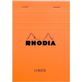 Rhodia Bsc A6 Çizgili Turuncu Kapak 80 gr Bloknot