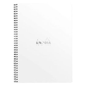 Rhodia Çizgili Spiralli Beyaz 225x297 mm Defter