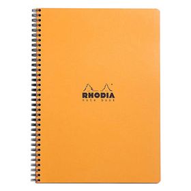 Rhodia Çizgili Turuncu 225x297 mm Spiralli Defter