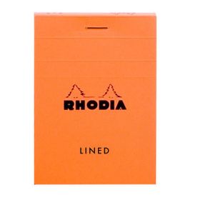 Rhodia RB 11600 Turuncu Çizgili Bloknot
