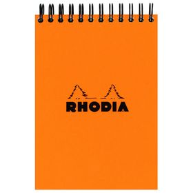 Rhodia RB 13500 Spiralli Kareli Turuncu Bloknot