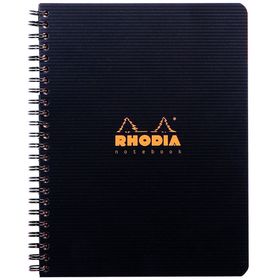Rhodia RC 119910 Plastik Kapak Siyah Kareli Defter