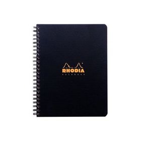 Rhodia RC 119910 Plastik Kapak Siyah Kareli Defter